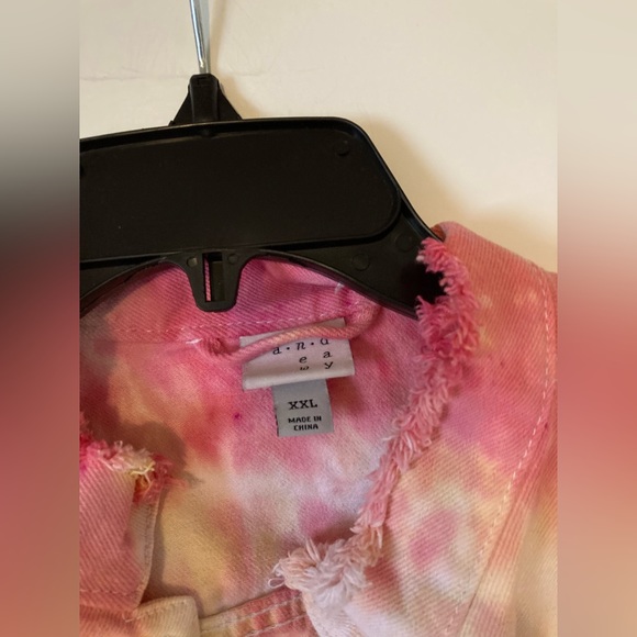Tie dye Jean jacket - Picture 6 of 7